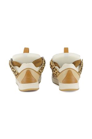 brown leather sneakers LANVIN KIDS | N30276P51